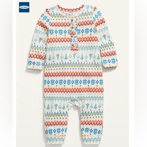 5/$20 | Old Navy Unisex Henley Thermal One-
Piece for Baby (0-3M)